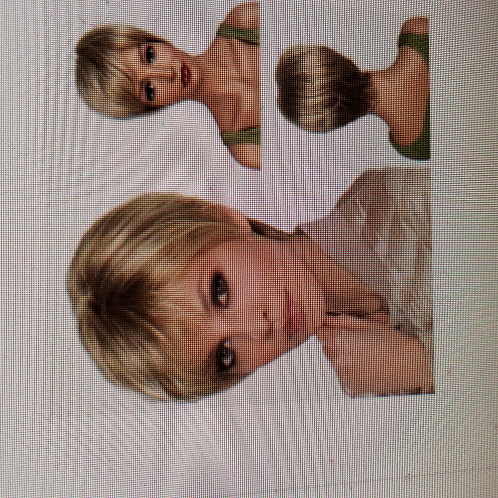 SHORT SYNTHETIC STRAIGHT  LIGHT GOLDEN WIG WITH WIG CAP